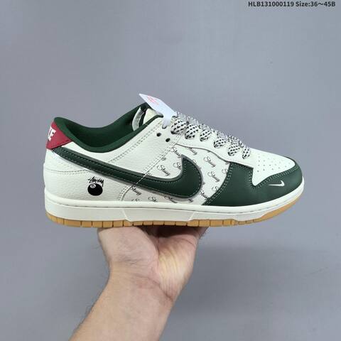 Nike Dunk Low Supreme Off White Grey Navy Blue EU 36-45 Skate Shoe - Unisex (BS-61893)