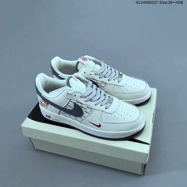 Nike Air Force 1 07 LV8 white red black gold EU 36-45 sneaker