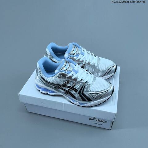 ASICS Gel-Kayano 14 Cream Silver Black EU 36-46 Running Shoe Running Sneakers - Unisex (BS-68795)