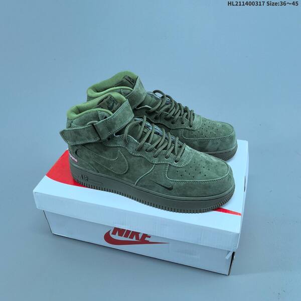 Nike Air Force 1 07 Mid black olive green EU 36-45 sneaker