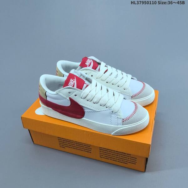 Nike Blazer Low 77 Jumbo Sail Red Black White EU 36-45 skate shoe