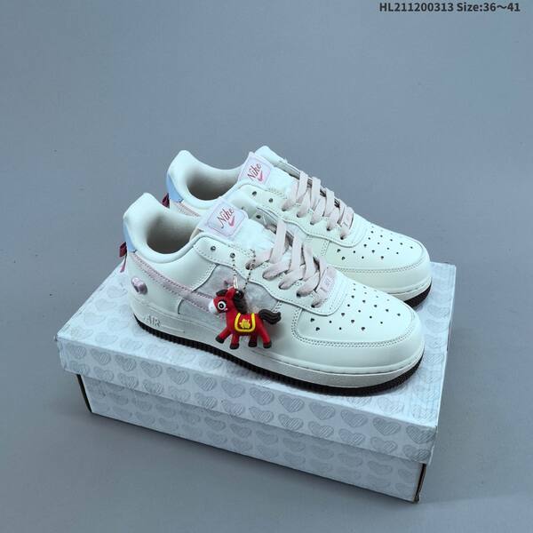 Nike Air Force 1 Low off white light pink light blue dark brown EU 36-41 sneaker