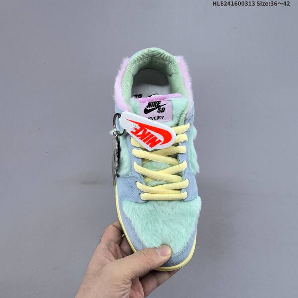 Nike SB Dunk Low Pro light blue mint green pink yellow green EU 36-42 skate shoe