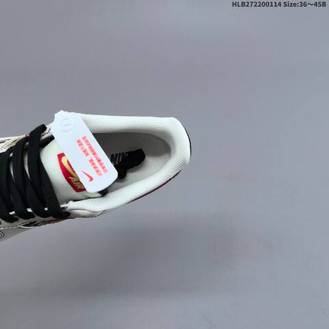 Nike Air Force 1 07 LV8 QW5288 Off White Red Black Gold EU 36-45 Sneaker - Unisex (BS-62001)
