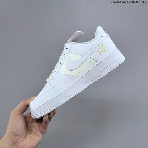 Nike Air Force 1 07 IQ1133-111 White Red Gold Green EU 35-45 Sneaker - Unisex (BS-61537)
