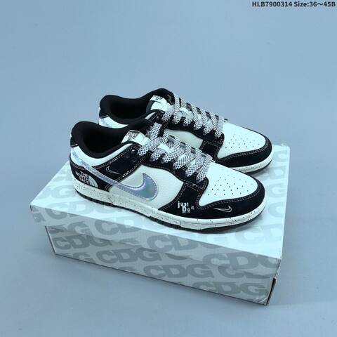 Nike Dunk Low Off White Grey Blue EU 36-45 Skate Shoe - Unisex (BS-61325)