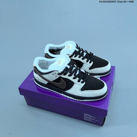 Nike SB Dunk Low City Of Love Black Light Beige Brown White EU 36-46 Skate Shoe - Unisex (BS-60909)