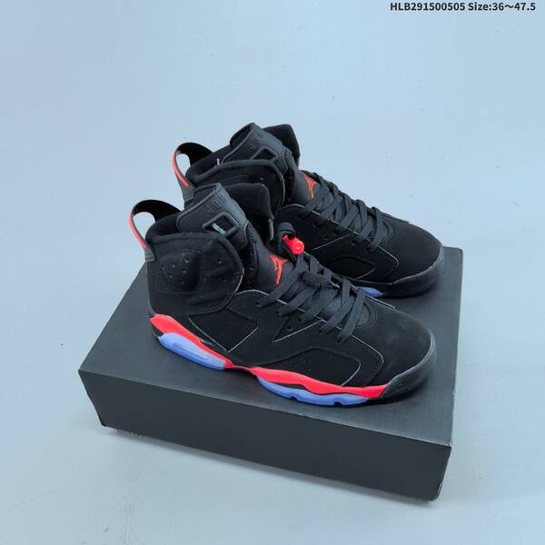 Jordan Air Jordan 6 Retro OG Black/Infrared/Blue EU 36-47.5 basketball