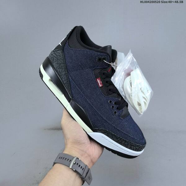 Jordan Levi's x Air Jordan 3 Retro SP Denim/Black/White/Red EU 40-48.5 basketball