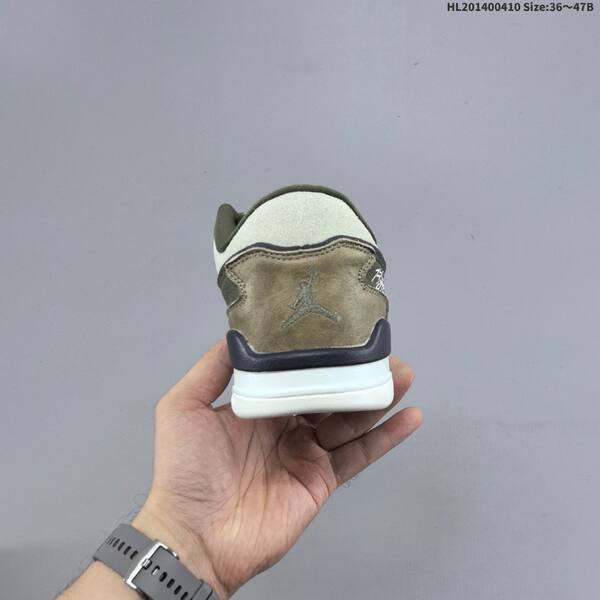 Jordan Who Decides War x Jordan Flight Court HF3255-301 Olive/Light Grey/Black/White with Infrared accents EU 36-47 casual