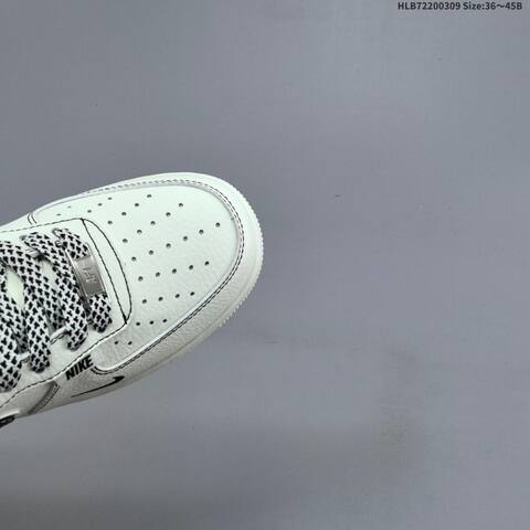 Nike Air Force 1 07 LV8 CS5288-090 Off White Black EU 36-45 Sneaker - Unisex (BS-61400)