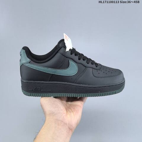 Nike Air Force 1 07 FJ4146-004 Black Dark Green Red EU 36-45 Sneaker - Unisex (BS-62012)