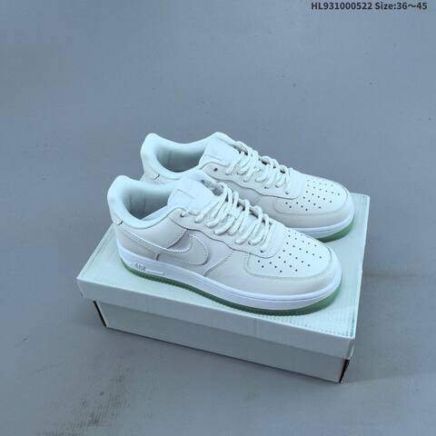 Nike Air Force 1 Low Tan Beige Green Orange White EU 36-45 Sneaker - Unisex (BS-60231)