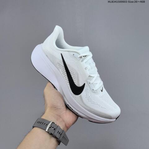 Nike Air Zoom Pegasus 42 IB1873-101 White Black EU 36-46 Running Shoe - Unisex (BS-59984)