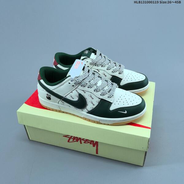 Nike Dunk Low Supreme off white grey navy blue EU 36-45 skate shoe