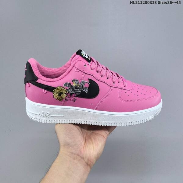 Nike Air Force 1 Low off white light pink light blue dark brown EU 36-41 sneaker