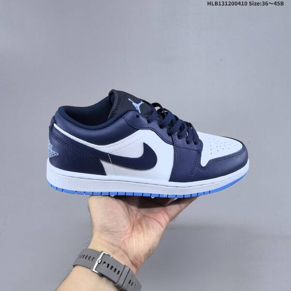 Jordan Air Jordan 1 Low white/navy blue/light blue/brown EU 36-45 lifestyle