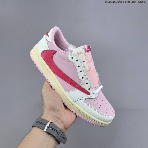 Nike Air Jordan 1 Low pink/white/red 36~48.5 casual
