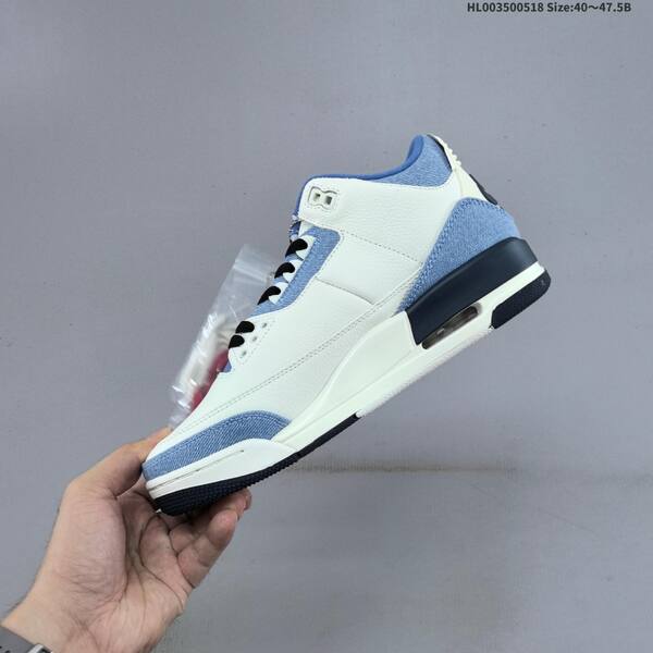 Jordan Air Jordan 3 white/light blue/navy EU 40-47.5 basketball