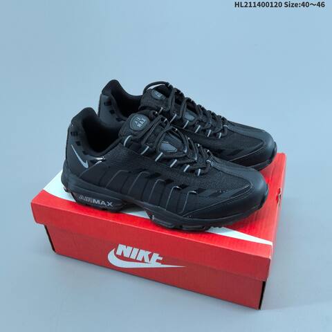 Nike Air Max 95 Black Grey EU 40-46 Running Shoe - Men's (BS-61879)