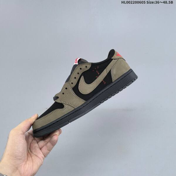 Jordan Travis Scott x Air Jordan 1 Low Velvet Brown/Black EU 36-48.5 casual