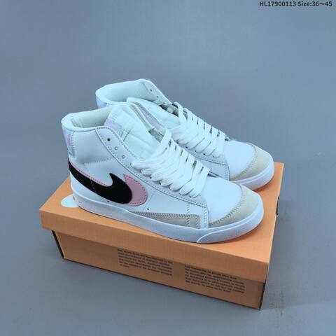 Nike Blazer Mid 77 VNTG White Blue Black Sail EU 36-45 Skate Shoe - Unisex (BS-62011)