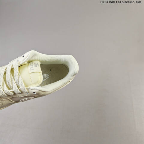 Nike Air Force 1 07 Low Cream White Silver EU 36-45 Sneaker - Unisex (BS-63211)