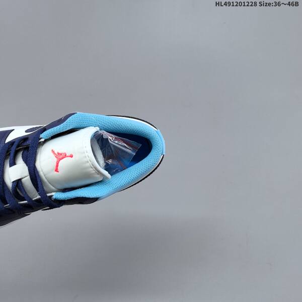 Jordan Air Jordan 1 Low white navy blue light blue 36~46 basketball