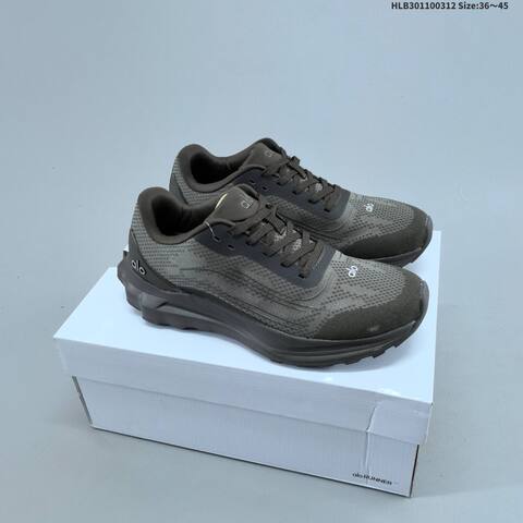Alo Yoga Alo Runner Dark Charcoal Gray EU 36-45 Running Shoe Running Sneakers - Unisex BS-69680