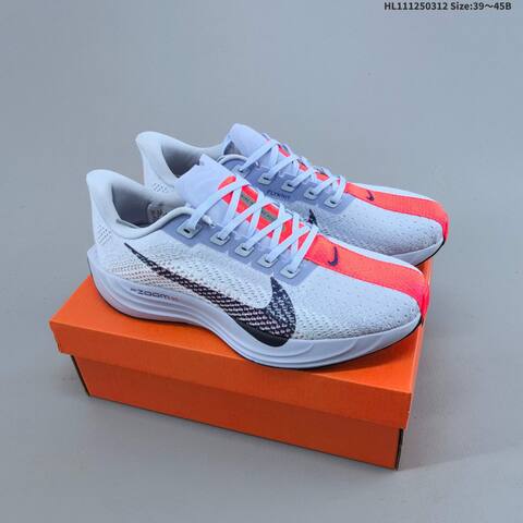 Nike Air Zoom Pegasus Plus Flyknit Black White Grey Pink Light Green EU 36-45 Running Shoe - Unisex (BS-61359)