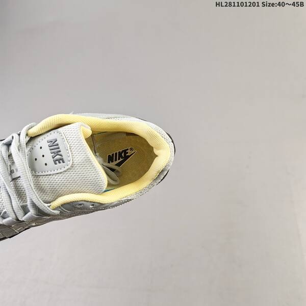 Nike P-6000 Premium light grey black pale yellow EU 40-45 running shoe