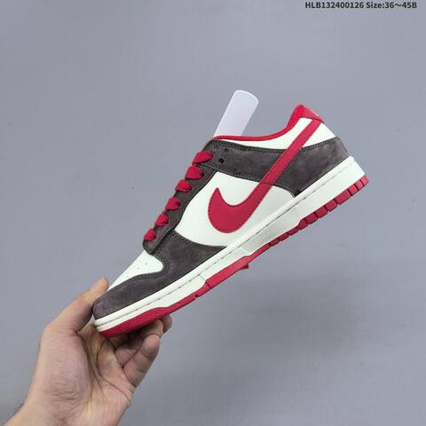 Nike Dunk SB Low Sail Dark Brown Red Gold EU 36-45 Skate Shoe - Unisex (BS-61737)