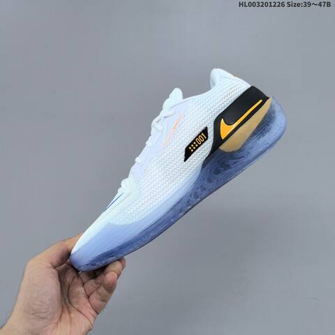 Nike Air Zoom G T Cut 1 EP White Blue Black Orange EU 39-47 Basketball Shoe - Unisex (BS-62423)