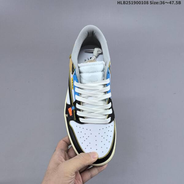 Nike Air Jordan 1 Low x Travis Scott Reverse Mocha white/black/blue/beige 36~47.5 casual