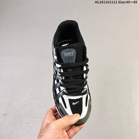 Nike P-6000 Black White Grey Silver EU 40-45 Running Shoe - Men's (BS-63829)