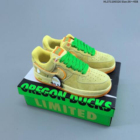 Nike Air Force 1 Low Light Yellow Green Orange EU 36 45 Sneaker EU 36-45 - Unisex (BS-61147)