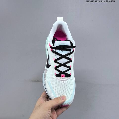 Nike Vomero 18 ReactX Air Zoom White Mint Black Pink Light Blue EU 36-46 Running Shoe - Unisex (BS-60762)