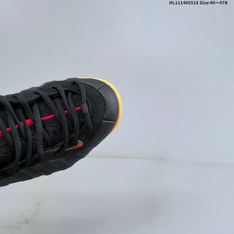Nike Air Foamposite Pro Black Red Green Gum EU 40-47 Basketball Shoe - Men's (BS-60278)