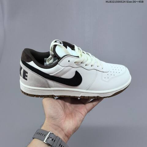 Nike Big Low White Navy Black Brown EU 36-45 Skate Shoe - Unisex (BS-60159)