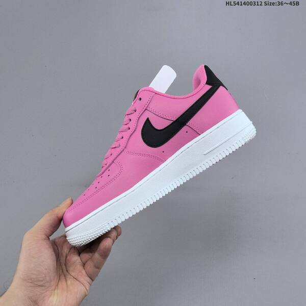 Nike Air Force 1 07 pink black white gold EU 36-45 sneaker
