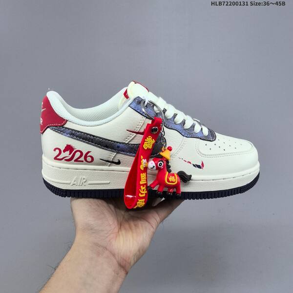 Nike Air Force 1 07 LV8 off white red blue black EU 36-45 sneaker