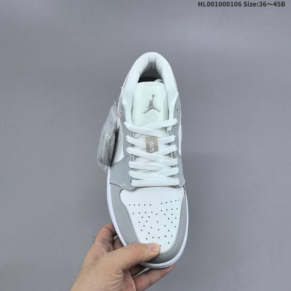 Air Jordan Air Jordan 1 Low wolf grey / white 36~45 casual