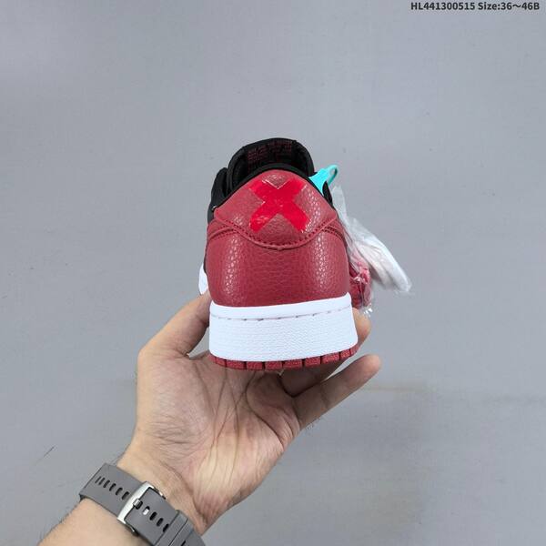 Jordan Air Jordan 1 Low OG black/red/white 36~46B casual