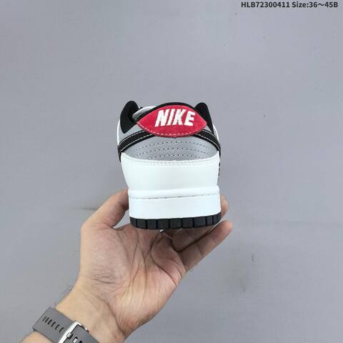 Nike Dunk SB Low White Grey Black Red EU 36-45 Skate Shoe - Unisex (BS-60820)