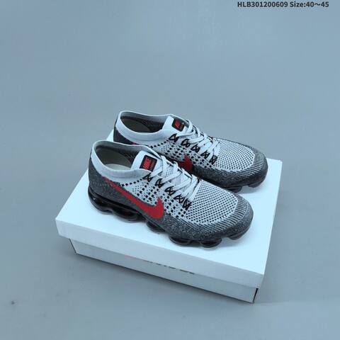 Nike Air VaporMax Flyknit Black Dark Grey EU 36-45 Running Shoe - Unisex (BS-59938)