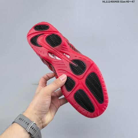 Nike Air Foamposite One Red Black EU 40-47 Basketball Shoe - Men's (BS-60900)