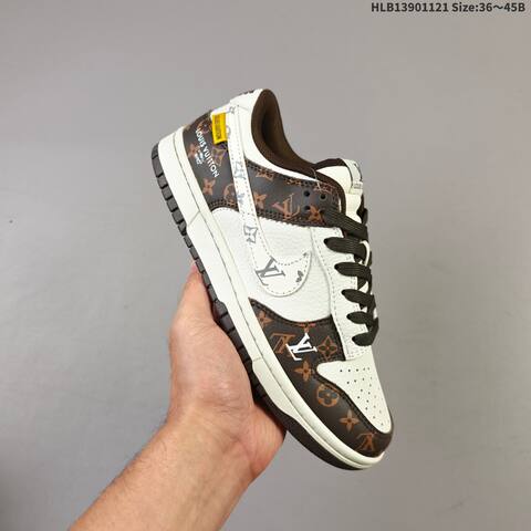 Nike Dunk SB Low White Brown Yellow EU 36-45 Skate Shoe - Unisex (BS-63298)