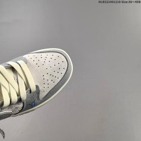 Nike SB Dunk Low Grey White Blue Cream EU 36-45 Skate Shoe - Unisex (BS-62589)
