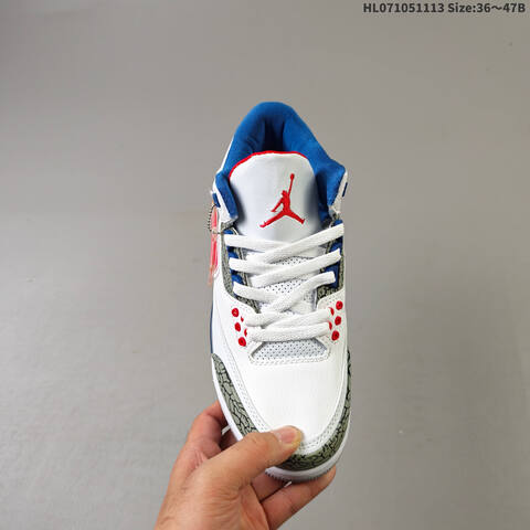 Jordan Air Jordan 3 Retro Silver Anniversary AIR JORDAN 3 1987 1988 35 MV Lifestyle - Women's (BS-67831)