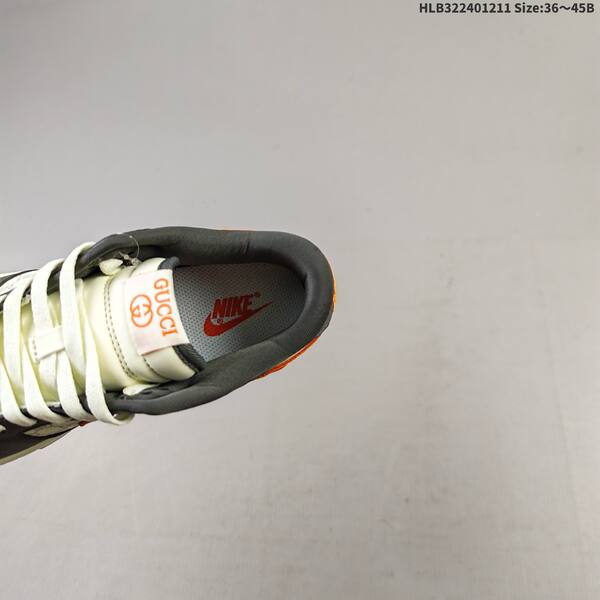 Nike SB Dunk Low Retro DIY off white dark grey orange beige EU 36-45 skate shoe